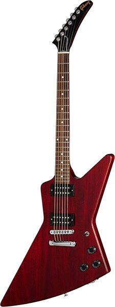 open zoom image for Gibson '80s Explorer Electric Guitar (with Case), Cherry, Action Position Back