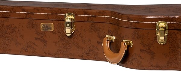 open zoom image for Gibson Lifton Historic Hard Case for SJ-200 Guitar, Brown and Pink, Action Position Back