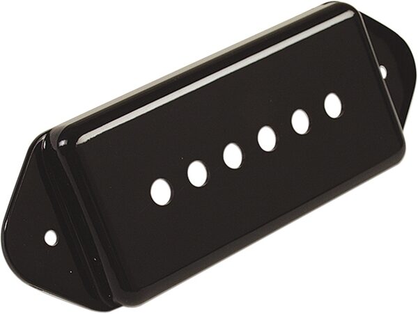 open zoom image for Gibson P-90/P-100 Dog Ear Pickup Cover, Black, Action Position Back