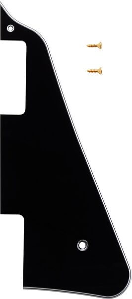 open zoom image for Gibson Les Paul Custom 5-Ply Pickguard, Black, Action Position Back