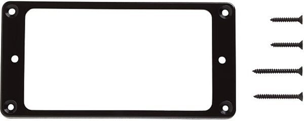 open zoom image for Gibson Humbucker Pickup Mounting Rings, Black, Bridge, Action Position Back