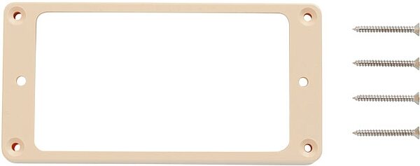 open zoom image for Gibson Humbucker Pickup Mounting Rings, Cream, Bridge, Action Position Front