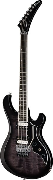 open zoom image for Gibson Victory Floyd Rose Electric Guitar (with Case), Transparent Ebony Burst, Main