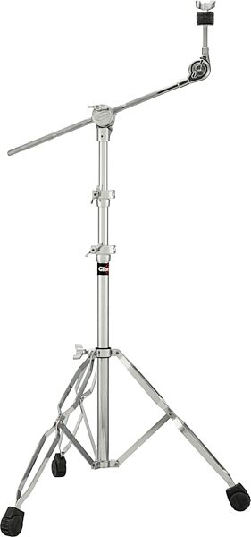 open zoom image for Gibraltar 5709 Medium Double-Braced Boom/Straight Cymbal Stand, Single, Chrome, Action Position Back