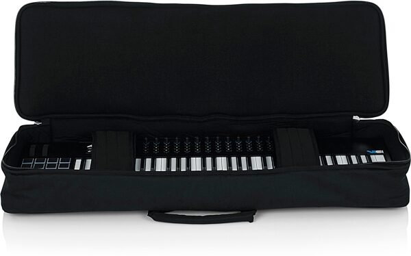 open zoom image for Gator GKB-61 Slim Keyboard Gig Bag, 61-Key, Action Position Back