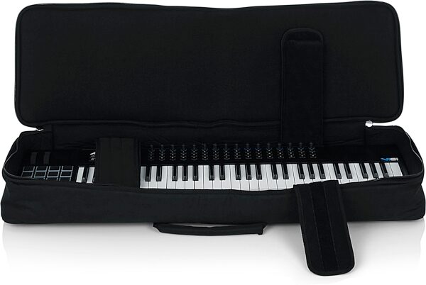 open zoom image for Gator GKB-61 Slim Keyboard Gig Bag, 61-Key, Action Position Back