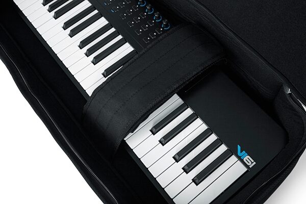 open zoom image for Gator GKB-61 Slim Keyboard Gig Bag, 61-Key, Action Position Back