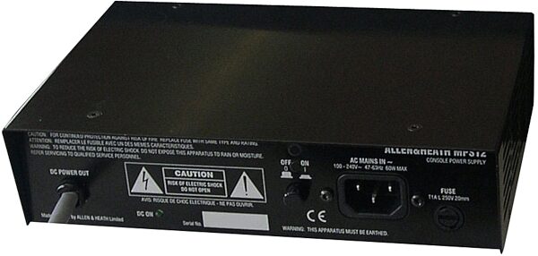 open zoom image for Allen and Heath GL2400-32 32-Channel Mixer, Power Supply Back