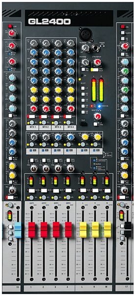 open zoom image for Allen and Heath GL2400-32 32-Channel Mixer, Master Controls