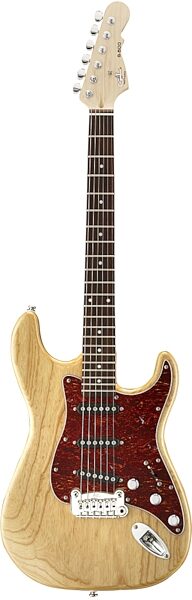 open zoom image for G&L Tribute S500 Electric Guitar with Gig Bag, Natural Gloss