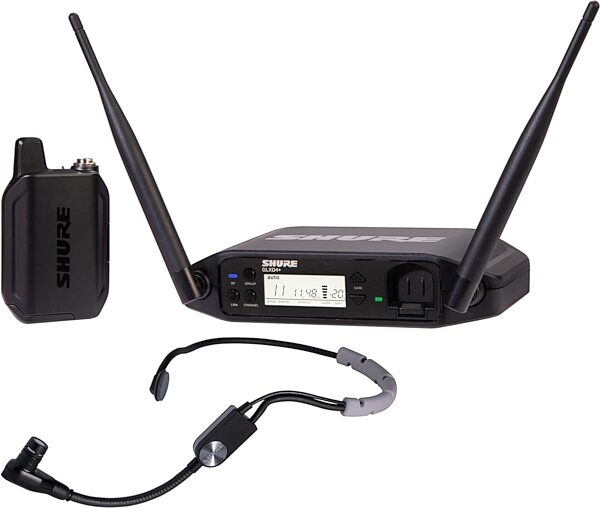 open zoom image for Shure GLXD14+/SM35 Digital Wireless System, Band Z3 (2.4/5.8 GHz), Action Position Back