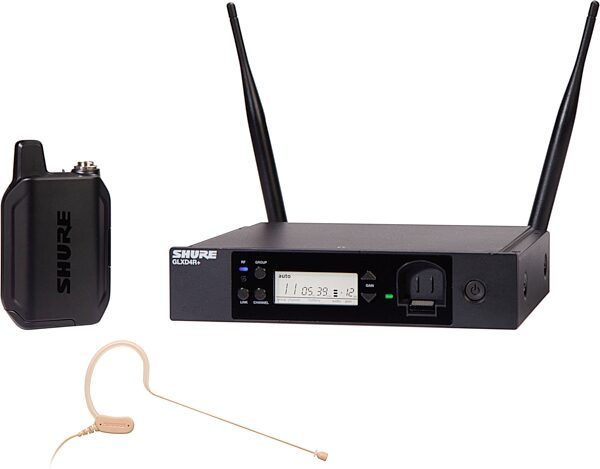 open zoom image for Shure GLXD14R+/MX53 Digital Wireless Headset System, Band Z3 (2.4/5.8 GHz), Main