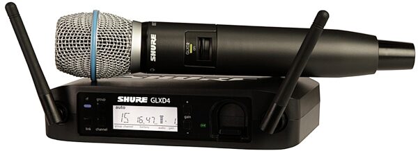 open zoom image for Shure GLXD24/B87A Digital Handheld Wireless Beta87A Microphone System, Main