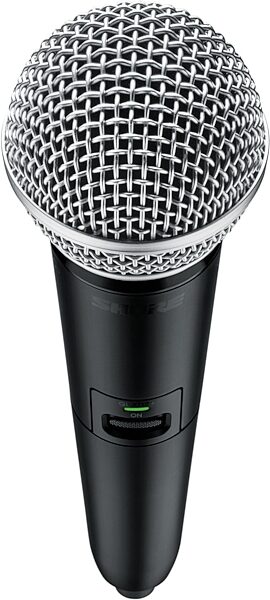 open zoom image for Shure GLXD2+/SM58 Handheld Wireless SM58 Microphone Transmitter, Band Z3 (2.4/5.8 GHz), Action Position Back