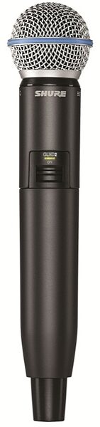 open zoom image for Shure GLX-D2/B58 Handheld Digital Wireless Beta58 Microphone Transmitter, Main