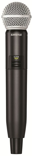 open zoom image for Shure GLX-D2/SM58 Handheld Digital Wireless SM58 Microphone Transmitter, Main