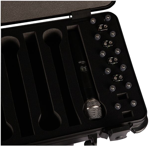 open zoom image for Gator GM-6W-TSA ATA 6 Microphone Case, Closeup