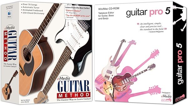 open zoom image for eMedia Guitar Method and Guitar Pro Bundle (Mac and Windows), Main