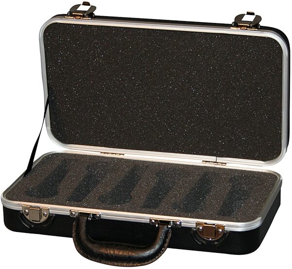 open zoom image for Gator GM6 Deluxe 6 Microphone Hard Case, New, Interior