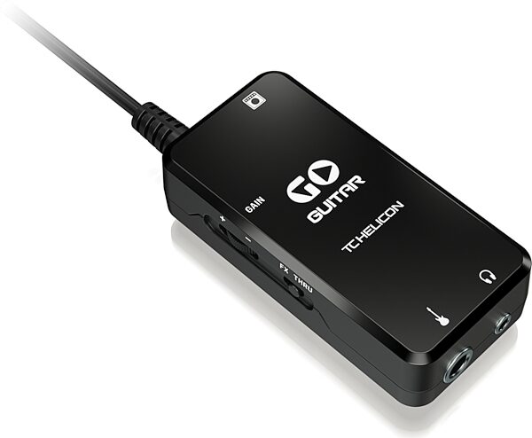 open zoom image for TC-Helicon GO GUITAR Portable Guitar Interface, New, Action Position Back
