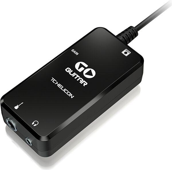 open zoom image for TC-Helicon GO GUITAR Portable Guitar Interface, New, Action Position Back
