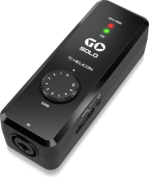 open zoom image for TC-Helicon Go Solo High-Definition Audio/MIDI Interface for Mobile Devices, New, Action Position Back