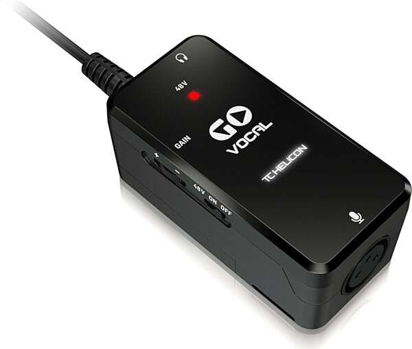 open zoom image for TC-Helicon GO VOCAL Portable Microphone Interface, New, Action Position Back