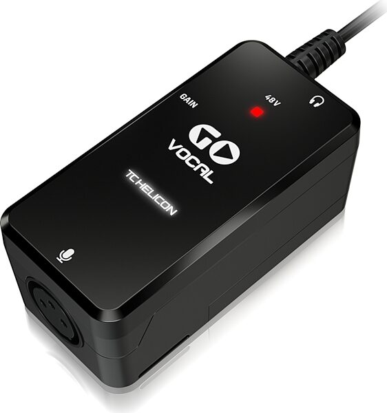 open zoom image for TC-Helicon GO VOCAL Portable Microphone Interface, New, Action Position Back