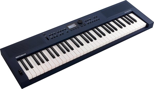 open zoom image for Roland GO:KEYS 3 Keyboard, Midnight Blue, Open Box (Like New), Action Position Back