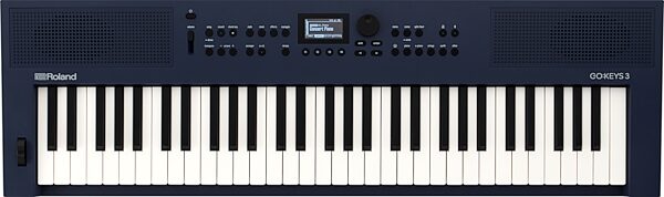 open zoom image for Roland GO:KEYS 3 Keyboard, Midnight Blue, Open Box (Like New), Action Position Back