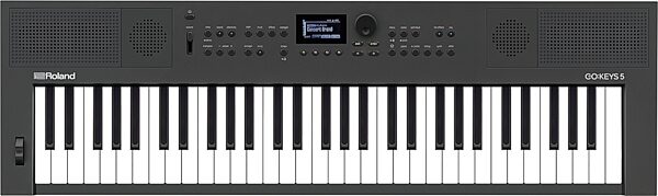 open zoom image for Roland GO:KEYS 5 Keyboard, Graphite, Action Position Back