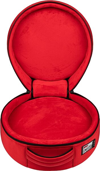 open zoom image for Gator GP-ICON-1455SD Icon Snare Drum Bag, Red, 14x5.5 inch, Action Position Back