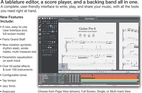 open zoom image for Arobas Guitar Pro 6 Deluxe Soundbank Edition (Mac and Windows), Screenshot