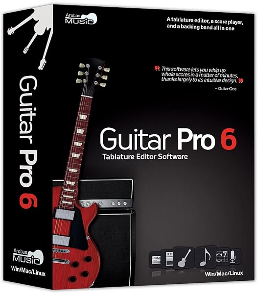 open zoom image for Arobas Music Guitar Pro Software (Mac, Windows and Linux), Guitar Pro 6