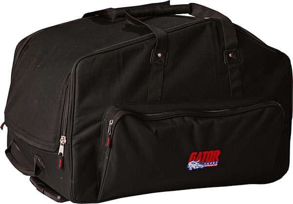 open zoom image for Gator GPA700 Rolling Speaker Bag, Angle