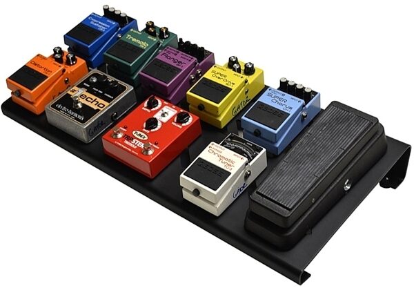 open zoom image for Gator GPB-BAK-1 Aluminum Guitar Pedalboard (with Carry Bag), Black, Angle