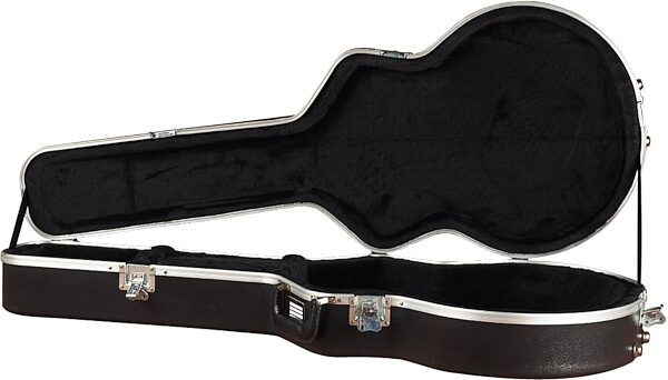 open zoom image for Gator GPE335 Deluxe ATA Molded Thinline Semi-Hollowbody Electric Guitar Case, Open