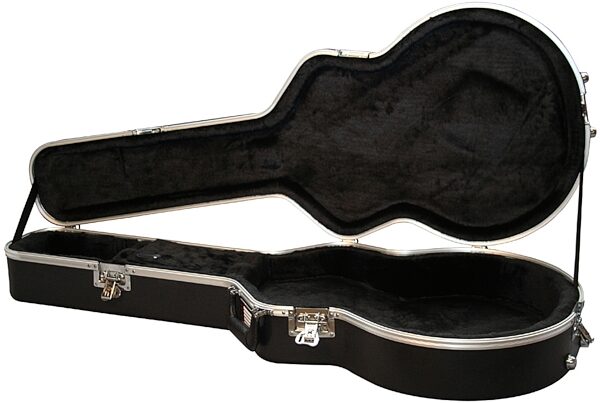 open zoom image for Gator GPE335 Deluxe ATA Molded Thinline Semi-Hollowbody Electric Guitar Case, Open 2