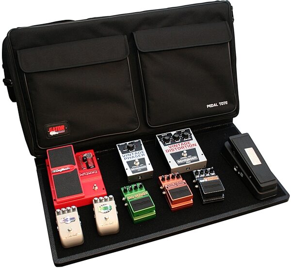 open zoom image for Gator GPT-PRO Pedal Tote Pro Pedal Board with Carry Bag, With Pedals 2