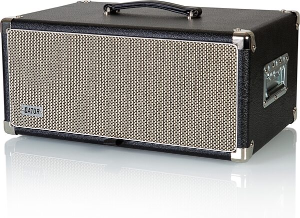 open zoom image for Gator GR-RETRORACK Vintage Amp Vibe Rack Case, Black, 4-Space, GR-RETRORACK-4BK, Detail Side