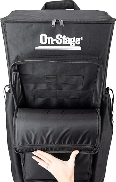 open zoom image for On-Stage GR9000 Gig Rider Rolling Bag for Microphone Stands, New, Detail Front