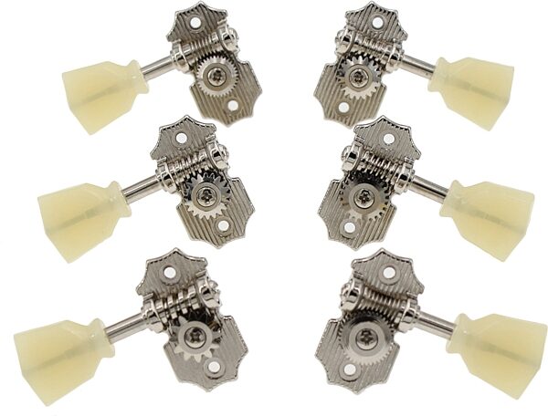 open zoom image for Graph Tech 3+3 Retro Ratio Tuners, Vintage Keystone, New, Action Position Back