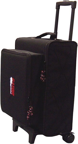 open zoom image for Gator GRBW3U+6W Rolling 3U Rack/Wireless Microphone Bag, Main