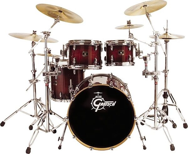 open zoom image for Gretsch RN824PT Renown Maple 4-Piece Drum Shell Kit, Cherry Burst