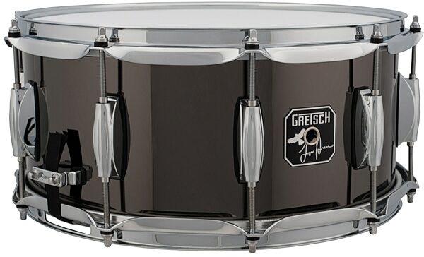 open zoom image for Gretsch Taylor Hawkins Steel Snare Drum, Angle