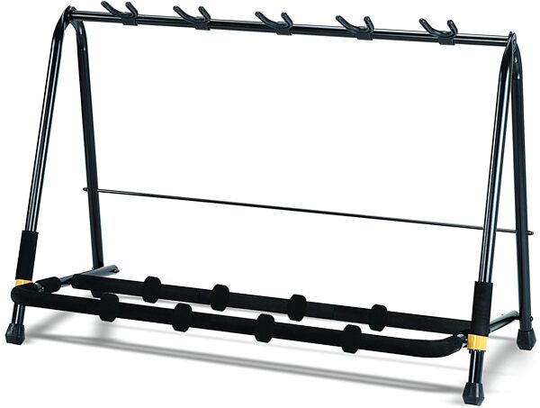 open zoom image for Hercules GS525BPLUS 5 Guitar Rack Stand with Casters, New, Action Position Back