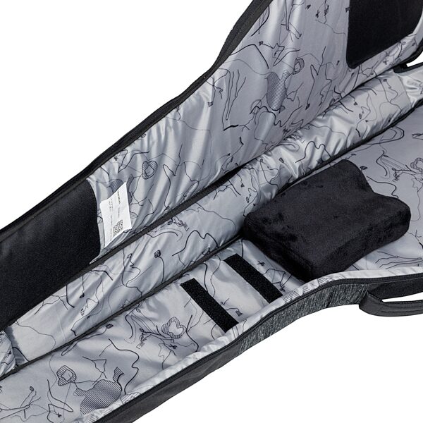 open zoom image for Gator Someone Somewhere Core Electric Guitar Gig Bag, Charcoal Black, GSSC-ELECTRICBLK, Open Box (Very Good), Action Position Back