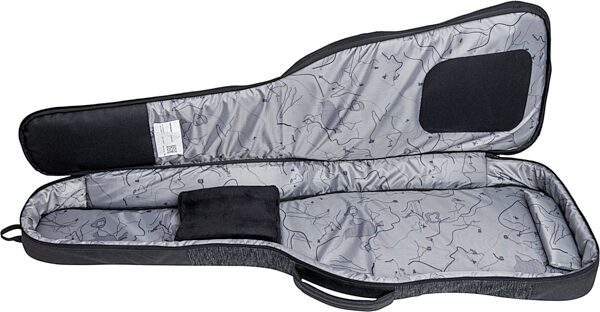 open zoom image for Gator Someone Somewhere Core Electric Guitar Gig Bag, Charcoal Black, GSSC-ELECTRICBLK, Open Box (Very Good), Action Position Back