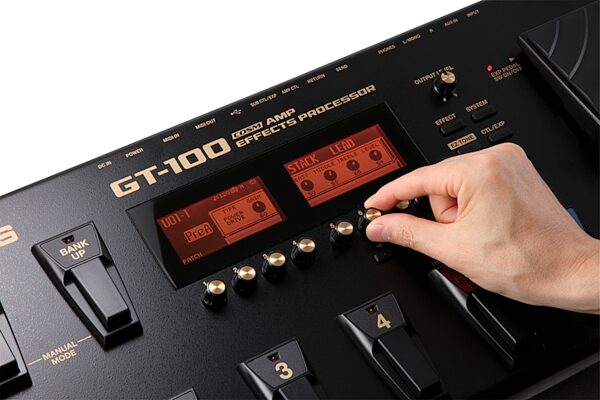 open zoom image for Boss GT-100 Floor Amp and Effects Pedal, Controls