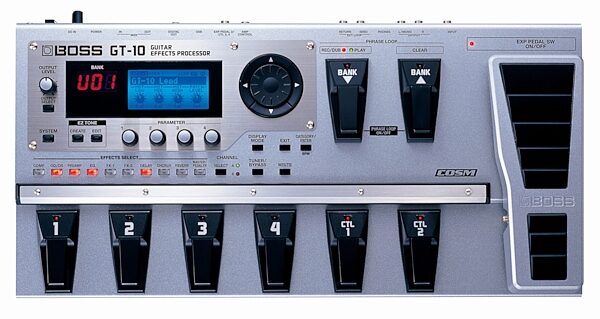 open zoom image for Boss GT-10 Guitar Multi-Effects Pedal, Main